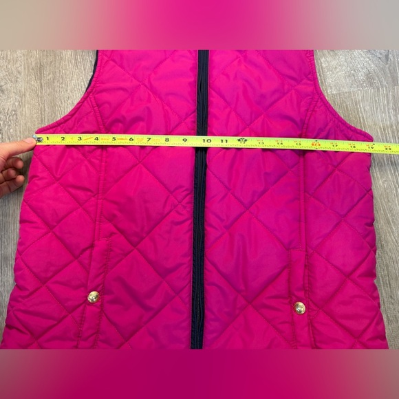 Lauren Ralph Lauren Vest Womens Large Pink Quilted Full Zip Sleeveless Jacket - Picture 5 of 6